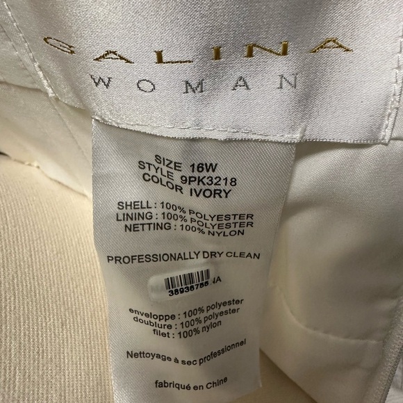 Galina Woman Chiffon Halter Summer Wedding Formal Dress Plus Size 16W READ - Picture 9 of 14